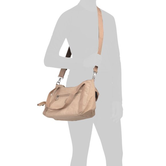 KIPLING Light Clay Nylon Waylon Satchel - Picture 2 of 2